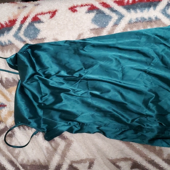 Amazon Dresses Green Silk Slip Dress Poshmark